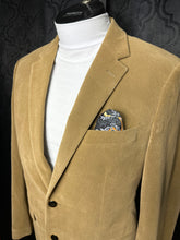 Load image into Gallery viewer, Taupe Velvet Blazer with Gold Buttons  | J134 Taupe
