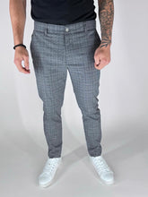 Load image into Gallery viewer, Turk Plaid Chino Pants Slim Fit Artemis Blue | 2934 LF Blue
