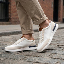 Load image into Gallery viewer, White Performance Sport Trainer Sneaker | T-2481 Elias White
