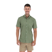 Load image into Gallery viewer, Camisa Porto Blanco Manga Corta Hombre Verde | MC-2071

