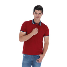 Load image into Gallery viewer, Polo Porto Blanco Básica Caballero Roja | PBasic-08
