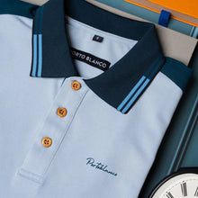 Load image into Gallery viewer, Polo Porto Blanco color azul y franjas | PLE-2440
