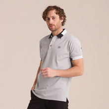 Load image into Gallery viewer, Polo Porto Blanco manga corta ribetes a contraste algodón | PLE-2559 Gris
