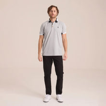 Load image into Gallery viewer, Polo Porto Blanco manga corta ribetes a contraste algodón | PLE-2559 Gris
