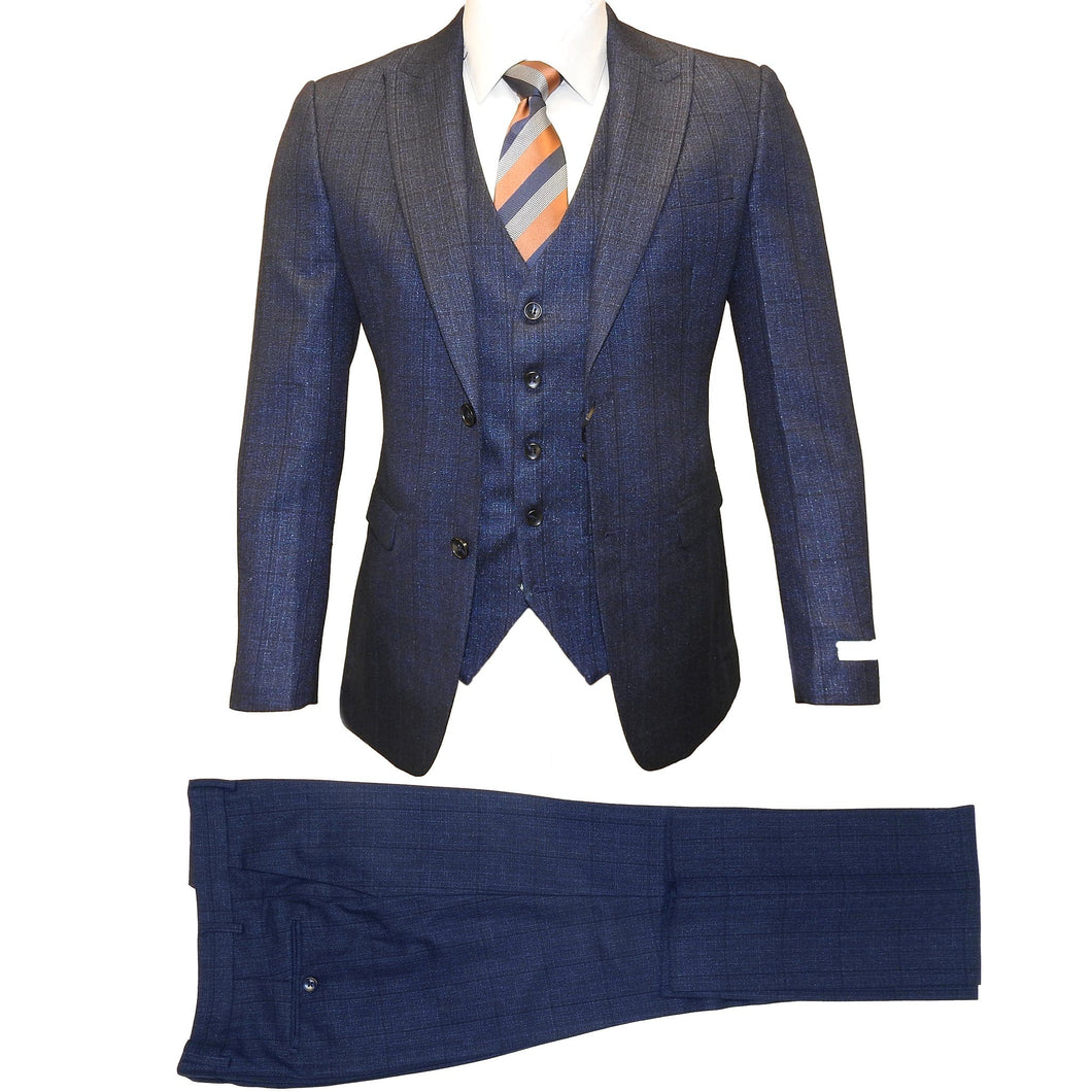 Blue Slim Fit Suit | SP-213 Blue