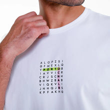Load image into Gallery viewer, Playera Hombre Porto Blanco Loose Fit Blanca con Estampado (TG-07)
