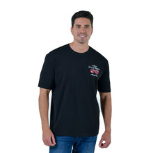 Load image into Gallery viewer, Playera Hombre Porto Blanco Loose Fit Negro con Estampado (TG-23)
