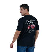 Load image into Gallery viewer, Playera Hombre Porto Blanco Loose Fit Negro con Estampado (TG-23)
