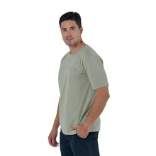Load image into Gallery viewer, Playera Hombre Porto Blanco Loose Fit Verde Claro con Estampado (TG-25)
