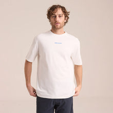 Load image into Gallery viewer, T-Shirt Oversize Porto Blanco de color Blanca y Azul | TLF-07
