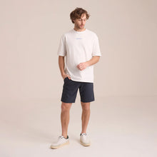 Load image into Gallery viewer, T-Shirt Oversize Porto Blanco de color Blanca y Azul | TLF-07
