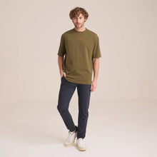 Load image into Gallery viewer, T-Shirt Oversize Porto Blanco de color Verde Militar | TLF-09
