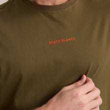 Load image into Gallery viewer, T-Shirt Oversize Porto Blanco de color Verde Militar | TLF-09

