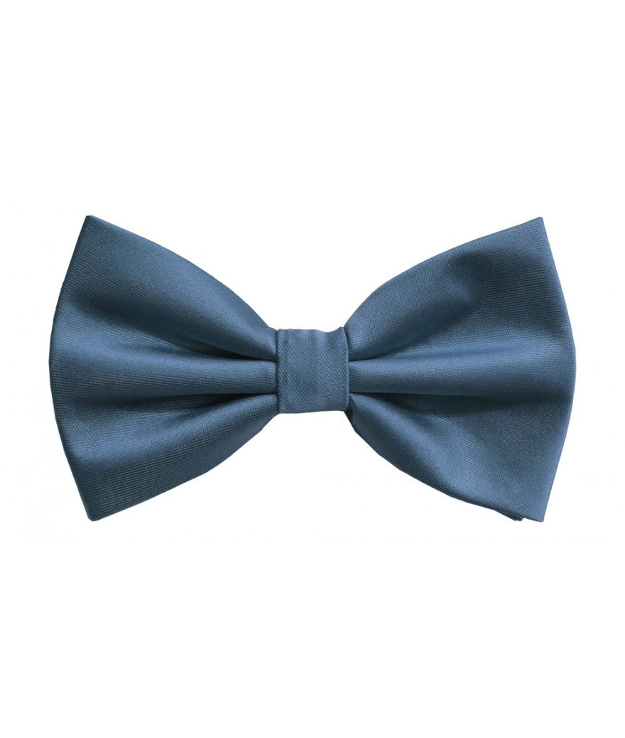 Carolina Blue Solid Pre-Tied Bow Ties & Hankies | BT100-JJJ