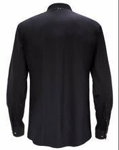 Load image into Gallery viewer, Black Luxury Long Sleeve Shirt B322
