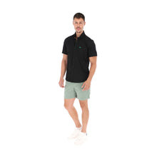 Load image into Gallery viewer, Camisa Porto Blanco Manga Corta Negra | MC-2035
