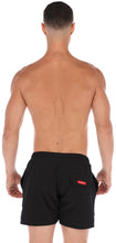 Load image into Gallery viewer, Porto Blanco Black Men&#39;s Quick Dry Swim Trunks | Basic-13
