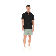 Load image into Gallery viewer, Camisa Porto Blanco Manga Corta Negra | MC-2035
