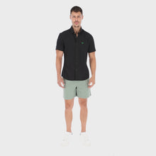 Load and play video in Gallery viewer, Camisa Porto Blanco Manga Corta Negra | MC-2035
