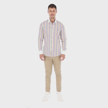 Load and play video in Gallery viewer, Camisa Porto Blanco Clásica Caballero | C-2045
