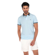 Load image into Gallery viewer, Polo Porto Blanco Básica Caballero Azul Claro |  PBASIC-05
