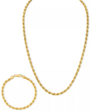 Load image into Gallery viewer, 14301 Gold Plated  Rope Chain
