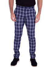 Load image into Gallery viewer, 213114 Navy Bold Contrast Plaid Dress Pants
