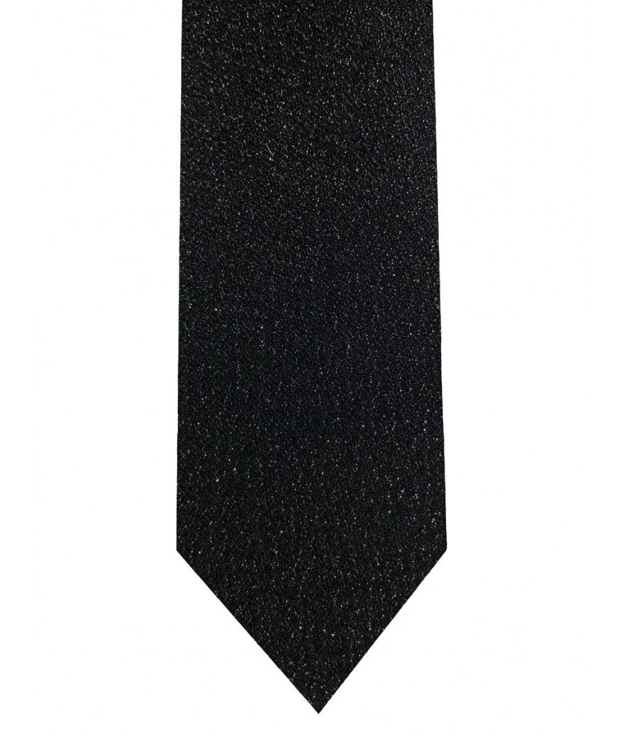Black Glitter Ties & Hankies | 2200-B