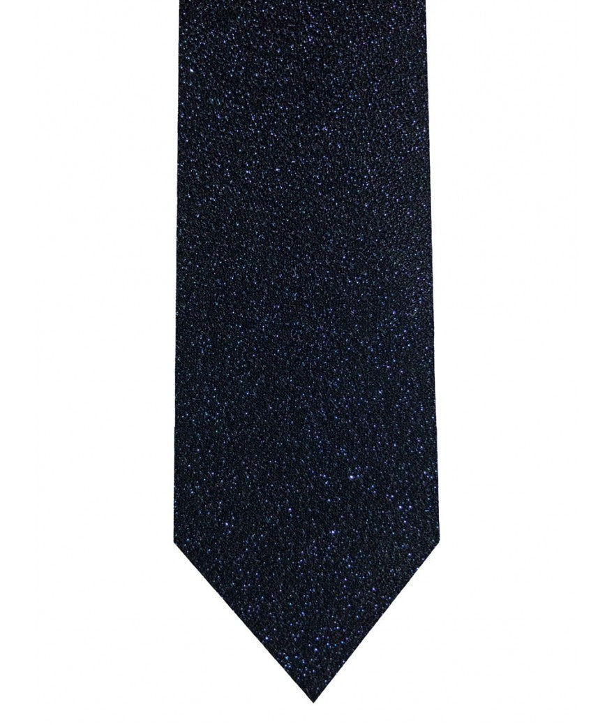 Navy Glitter Ties & Hankies | 2200-L