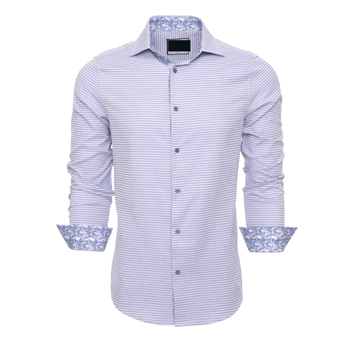 SC3107-5-Blue Extra Slim Fit Shirt - Angelo's Men Boutique