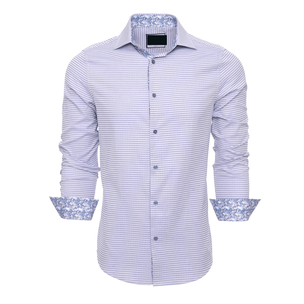 SC3107-5-Blue Extra Slim Fit Shirt - Angelo's Men Boutique