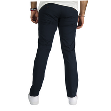 Load image into Gallery viewer, KB006PSK Navy Blue Stretch Chino Pant - Angelo&#39;s Men Boutique
