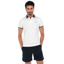 Load image into Gallery viewer, Polo Porto Blanco Básica Caballero Blanco |  PBASIC-04
