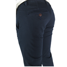 Load image into Gallery viewer, KB006PSK Navy Blue Stretch Chino Pant - Angelo&#39;s Men Boutique
