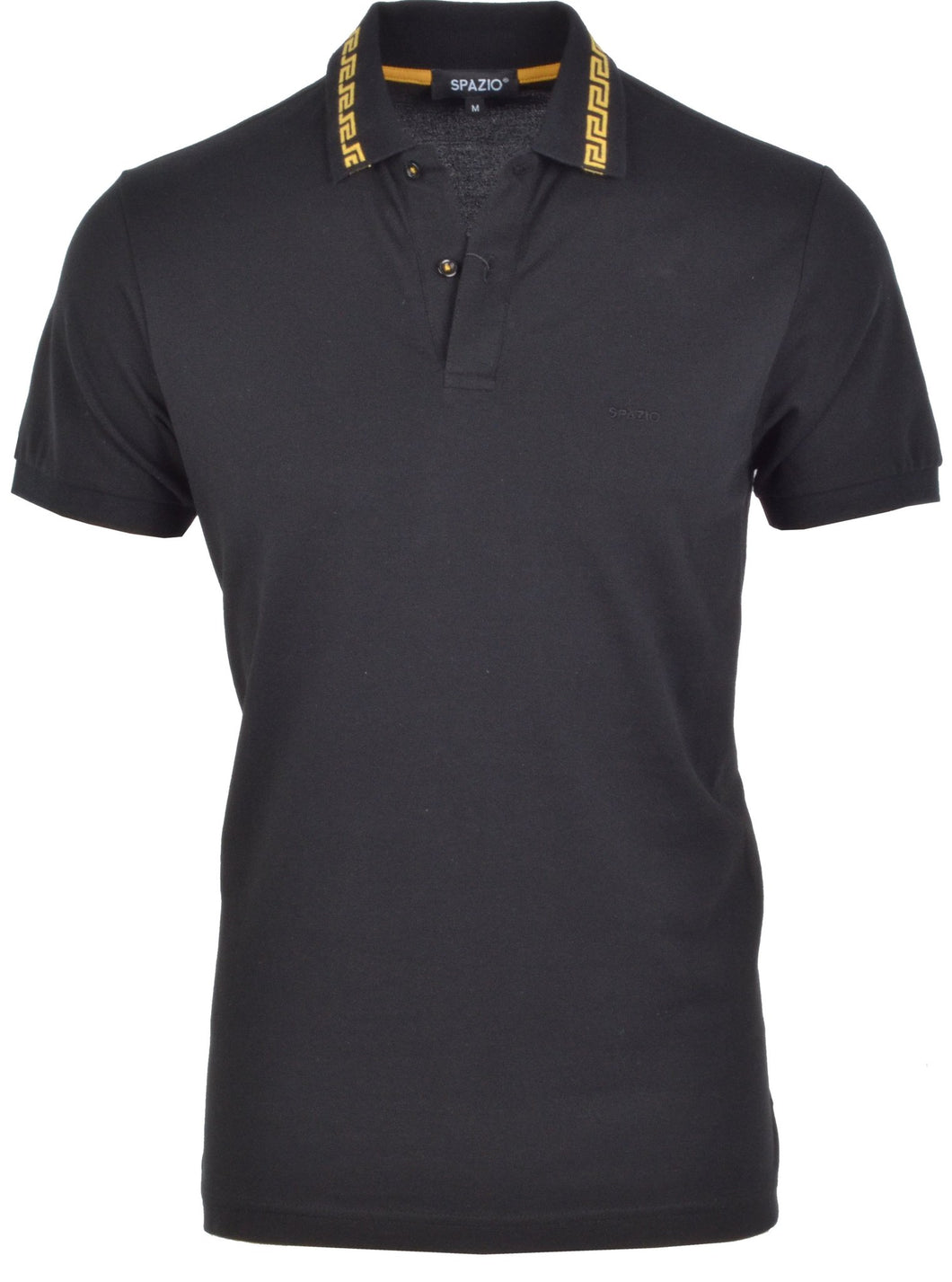 P-5004 Black Polo Modern Fit - Angelo's Men Boutique