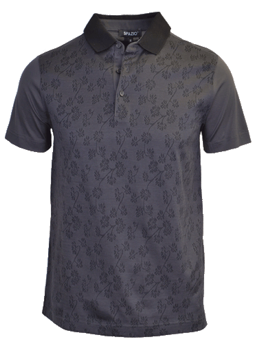 PT-5020 Ebony Polo Modern Fit - Angelo's Men Boutique