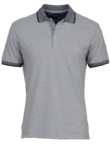 PT-5047 Grey Polo Modern Fit - Angelo's Men Boutique
