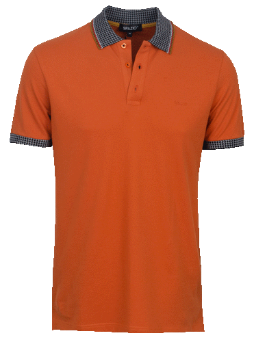 PT-5048 Copper Polo Modern Fit - Angelo's Men Boutique