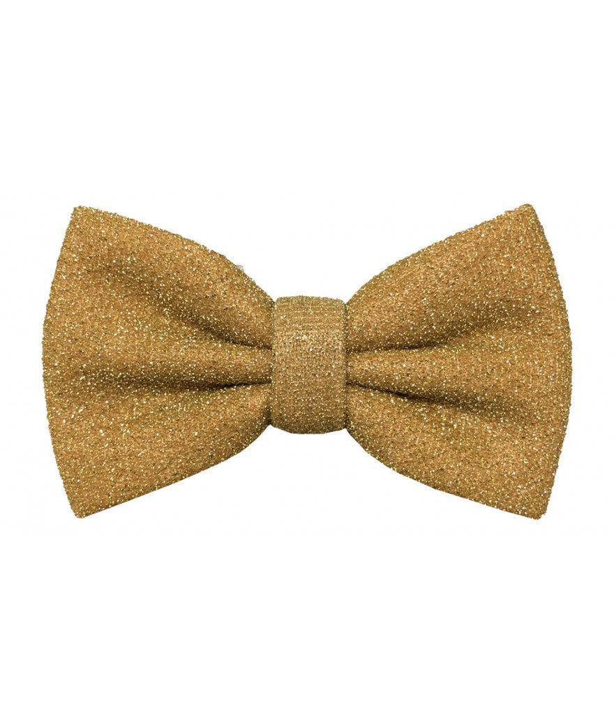Gold Glitter Bow Ties & Hankies | BT2200-ZZ