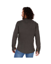 Load image into Gallery viewer, E-1204 Men&#39;s Solid Long Sleeve Button Down Shirt Military Green
