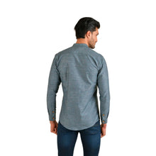 Load image into Gallery viewer, E-1830 Men&#39;s Solid Long Sleeve Button Down Shirt Green
