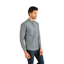 Load image into Gallery viewer, E-1830 Men&#39;s Solid Long Sleeve Button Down Shirt Green
