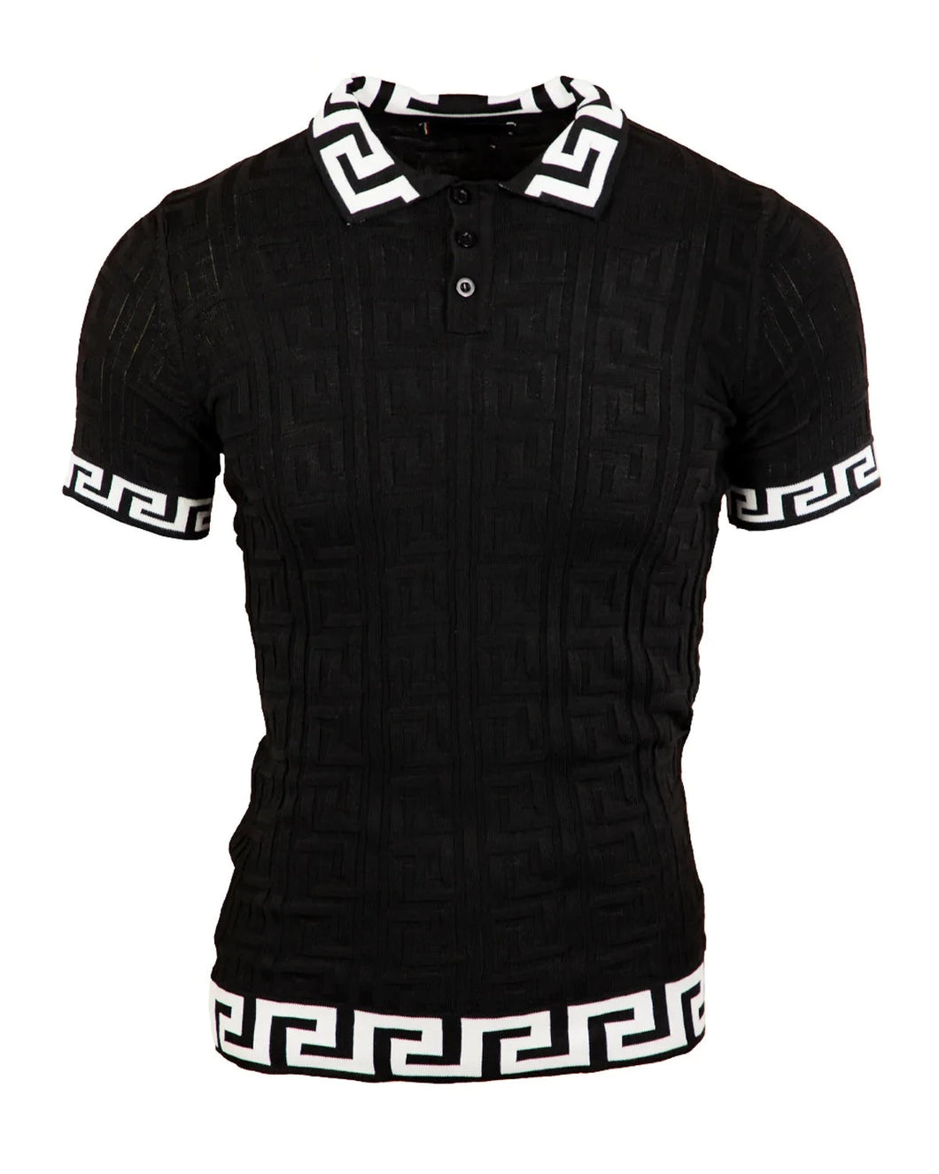 FP899 Black Luxury Polo T-Shirt