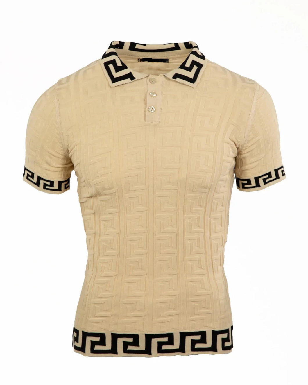 FP899 Cream Luxury Polo T-Shirt