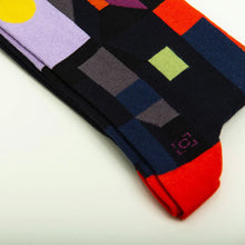Load image into Gallery viewer, Paul Klee, Fire at Full Moon Socks
