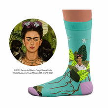 Load image into Gallery viewer, Frida Kahlo Self-Portrait Socks
