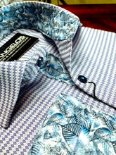Load image into Gallery viewer, SC3107-5-Blue Extra Slim Fit Shirt - Angelo&#39;s Men Boutique
