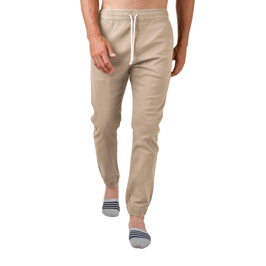 JGR-09 Men's Solid Premium Flex-Stretch Jogger Pants Arena