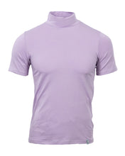 Load image into Gallery viewer, LCS905 Lilac Cotton Spandex Luxury Mock Tee
