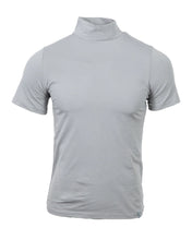 Load image into Gallery viewer, LCS905 Silver Cotton Spandex Luxury Mock Tee
